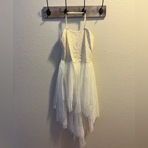Cream dance costume